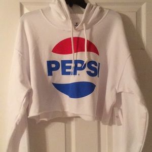 Cropped Pepsi Hoodie